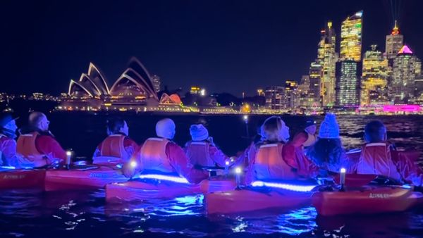 Sydney Harbour Vivid Lights Night Kayak Tour