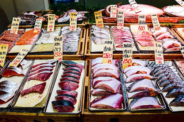 Tsukiji fish market in Tokyo, Japan by AXP Photography